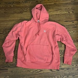 Salmon Pink Champion Hoodie